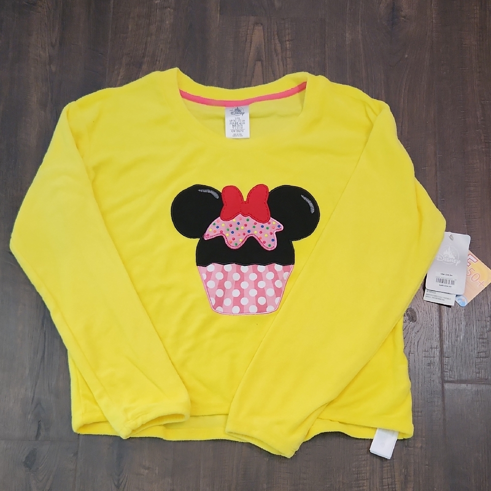 Disney PAR Yellow Minnie Mouse Cupcake Top